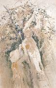 Berthe Morisot Study of Peach tree oil